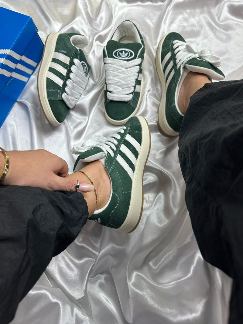 Tênis Adidas Campus Verde Musgo Feminino Premium