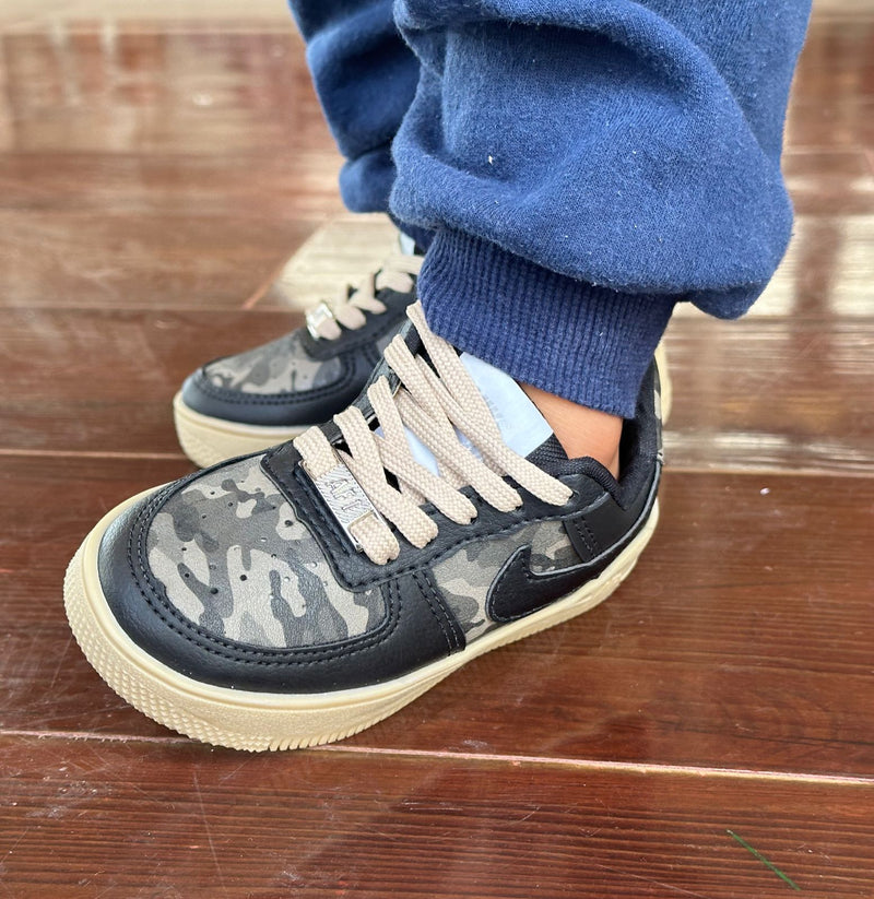 Tênis Nike Air Force Camuflado Infantil