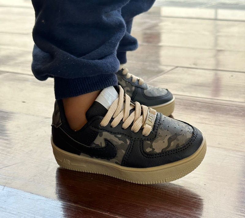 Tênis Nike Air Force Camuflado Infantil