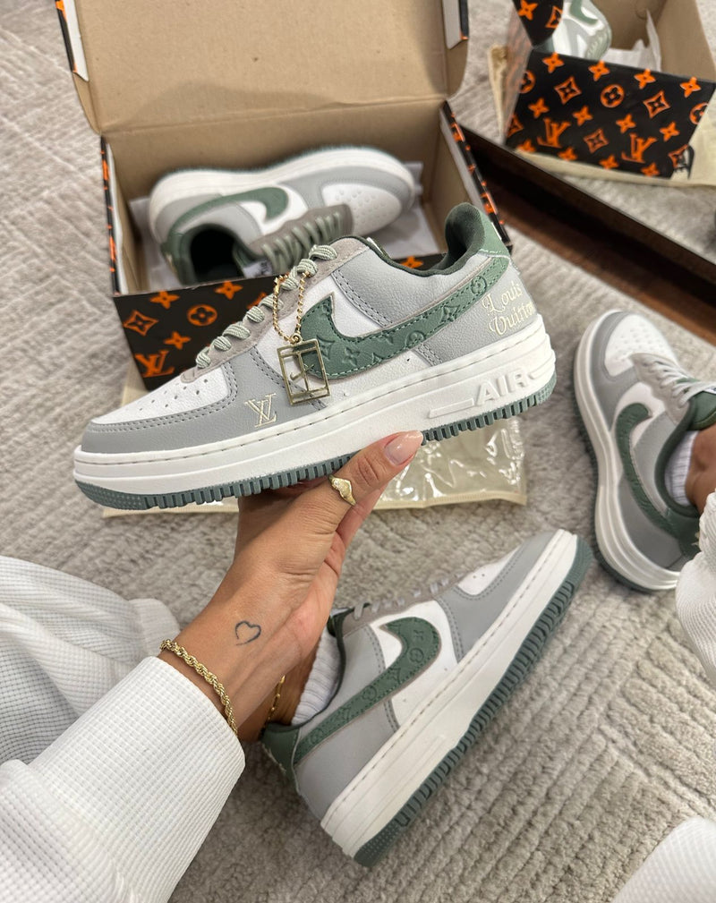 Tênis Nike Air Force Louis Vuitton Feminino Premium