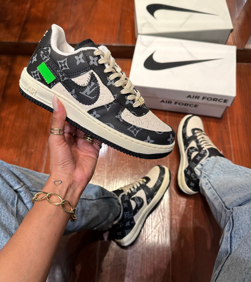 Tênis Nike Air Force Louis Vuitton Premium Feminino