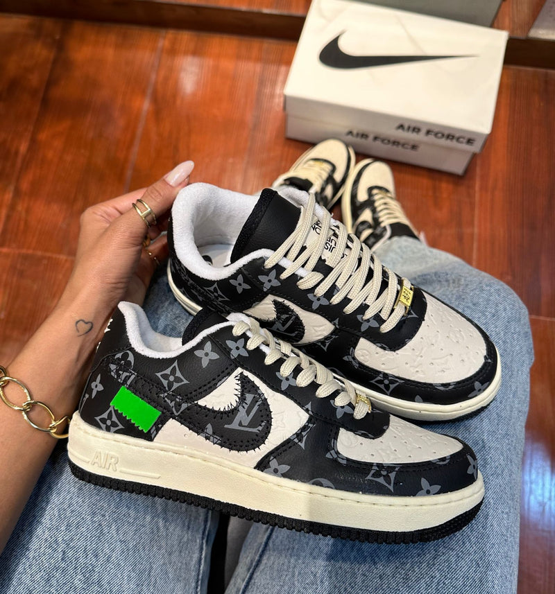 Tênis Nike Air Force Louis Vuitton Premium Feminino