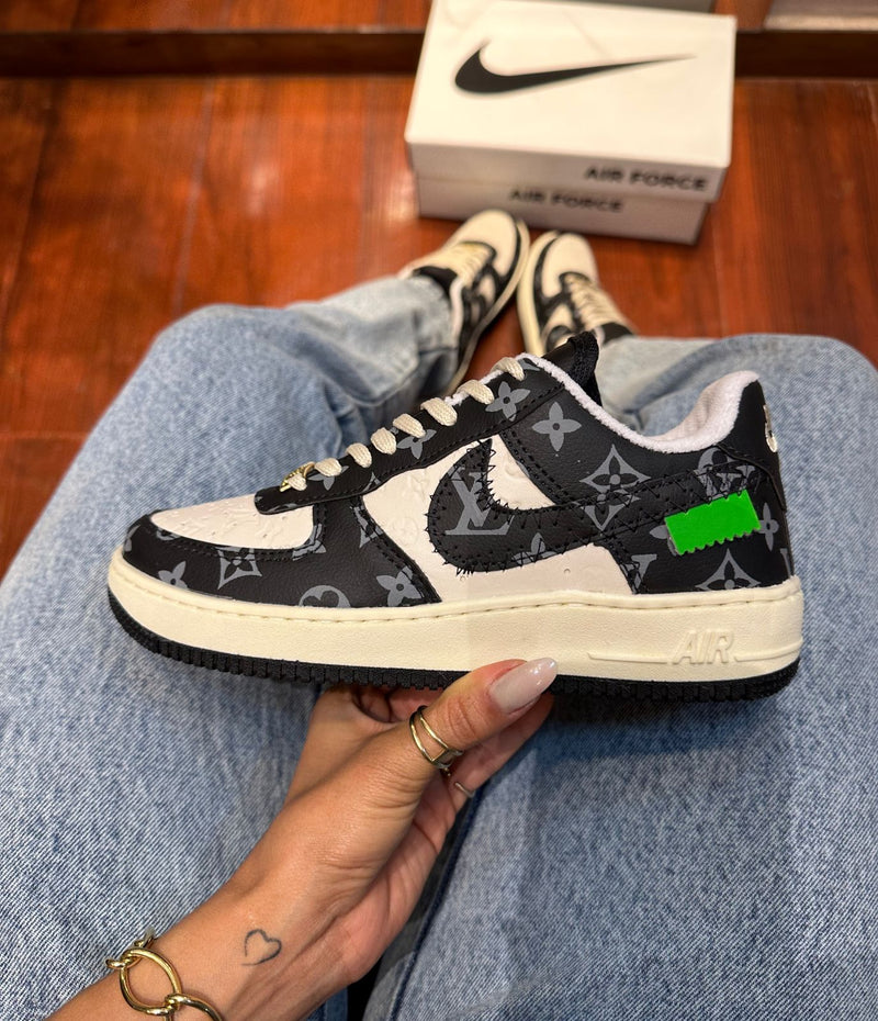 Tênis Nike Air Force Louis Vuitton Premium Feminino