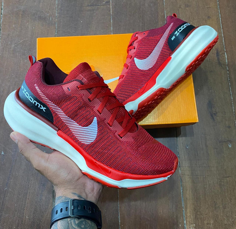 Tênis Nike Invincible Run 3 Vermelho Premium Masculino