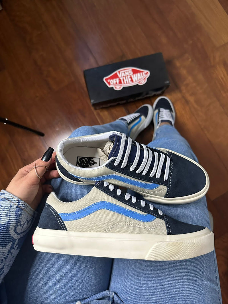 Tênis Vans Marinho Azul Bebê Cinza Feminino