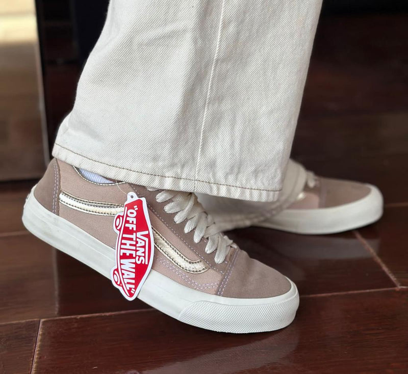 Tênis Vans Old Skool Cinza / Rose Feminino