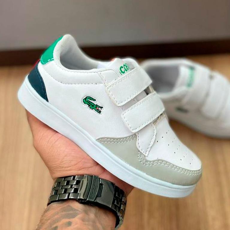 Tênis Lacoste velcro infantil