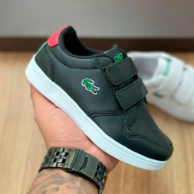 Tênis Lacoste velcro infantil